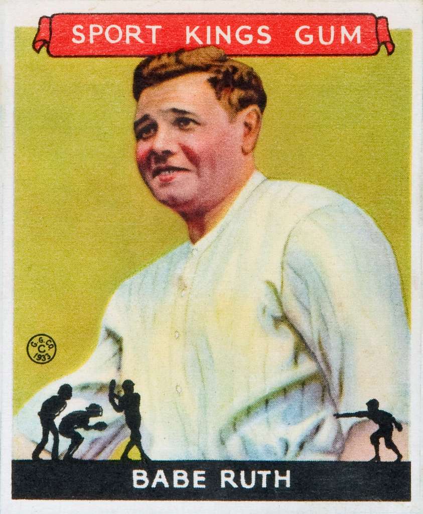 1933 Goudey #144 Babe Ruth New York Yankees Baseball Card