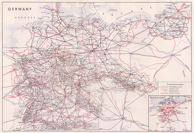 1935 Transport Map Of Germany - Picryl Public Domain Search