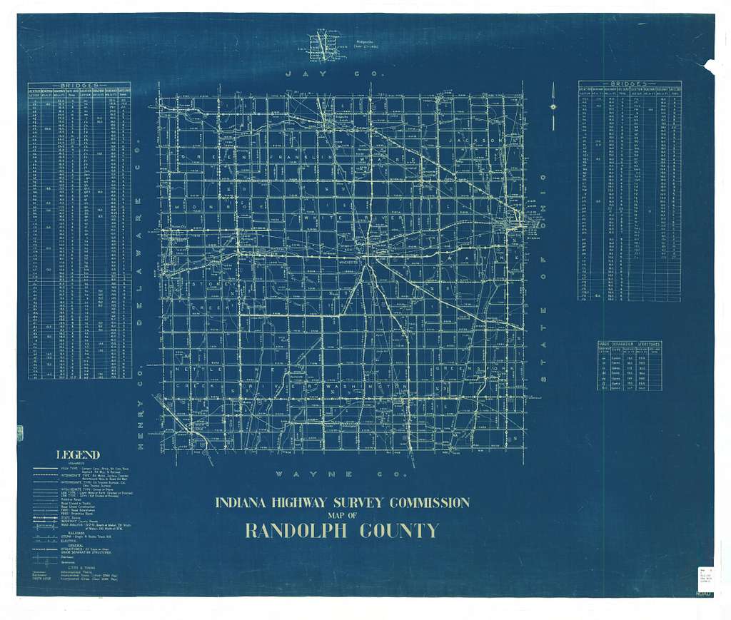 Map of Randolph County. Road - dda28754850c6948fc408f43f9aaeafa ...