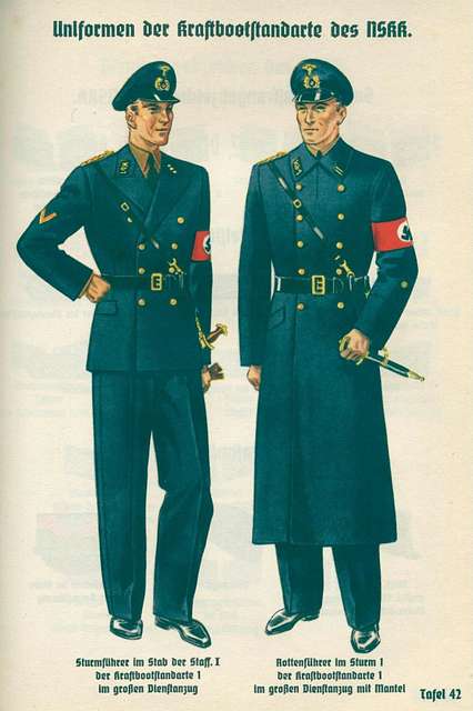 Organisationsbuch der NSDAP 1937 Tafel 42 Uniformen der ...