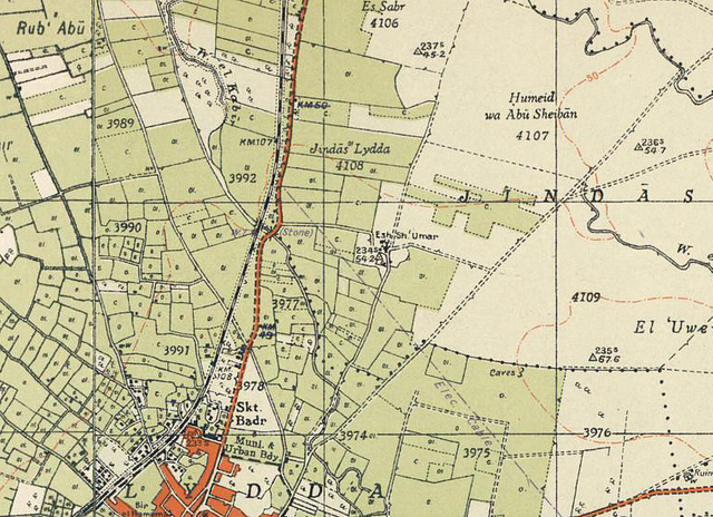 1940s Survey of Palestine map of Jindas - PICRYL Public Domain Search