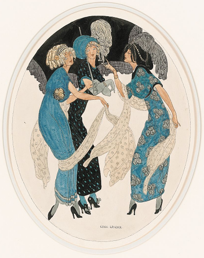 Sur la route d'Anacapri, 1922 - Gerda Wegener 