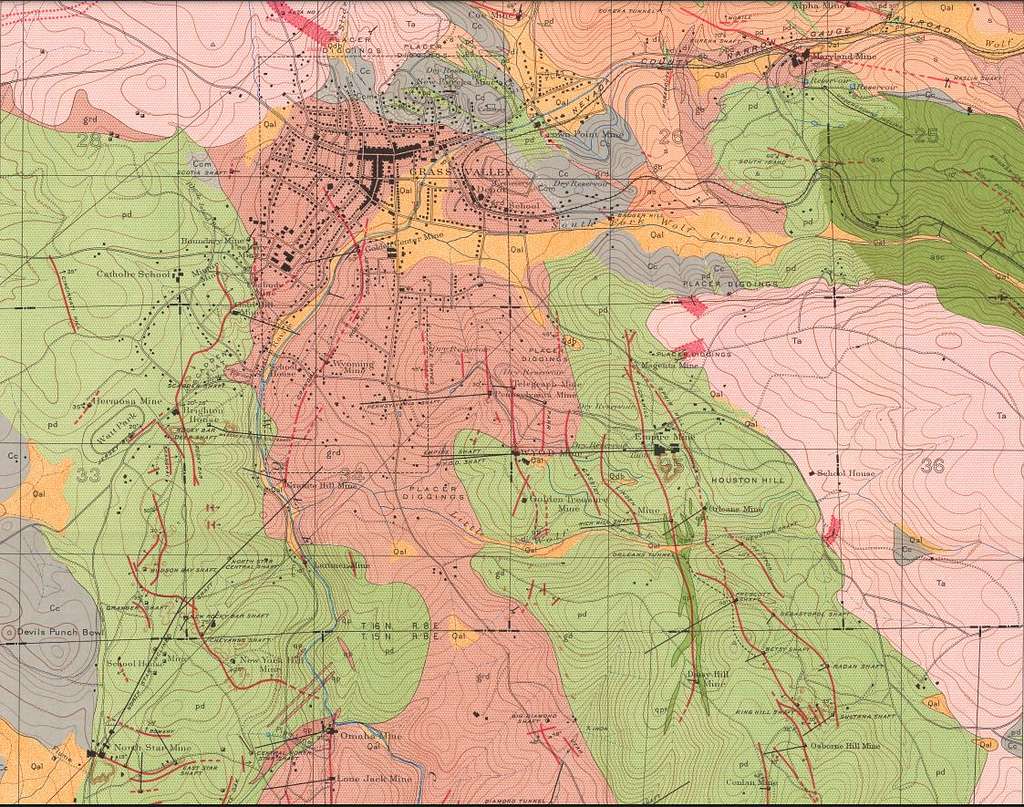 Grass Valley Geologic Map Public Domain Map Picryl Public Domain
