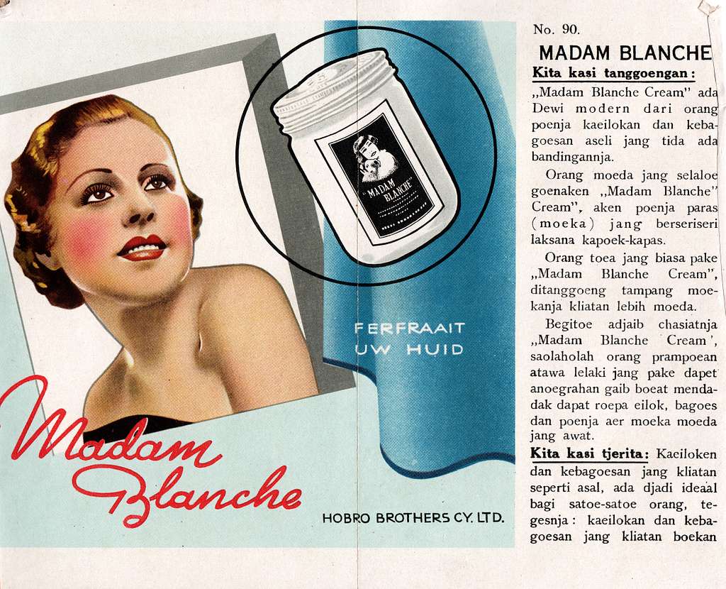 Madame Blanche beauty cream advertisement, Moestika 1940, p90 - PICRYL -  Public Domain Media Search Engine Public Domain Search