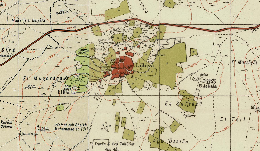 Map of Lubya, Palestine, 1 to 20,000, 1940s - PICRYL Public Domain Search