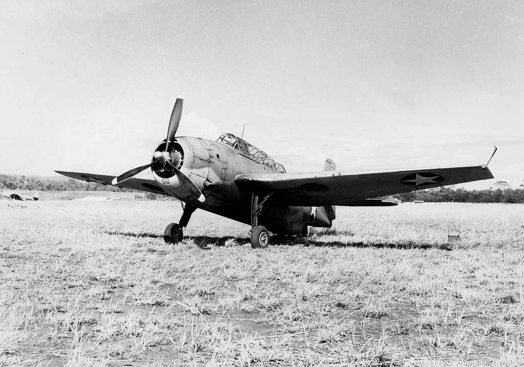 TBF-1 VMSB-131 on Guadalcanal c1943 - PICRYL - Public Domain Media ...