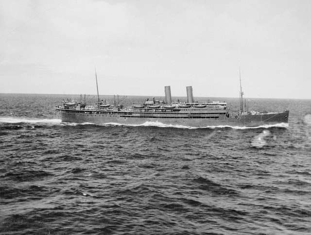 SS Slamat during World War II - Public domain ocean liner image ...