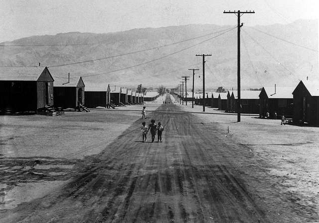 Children at the internment camp, Manzanar National Historic Site, 1942 ...