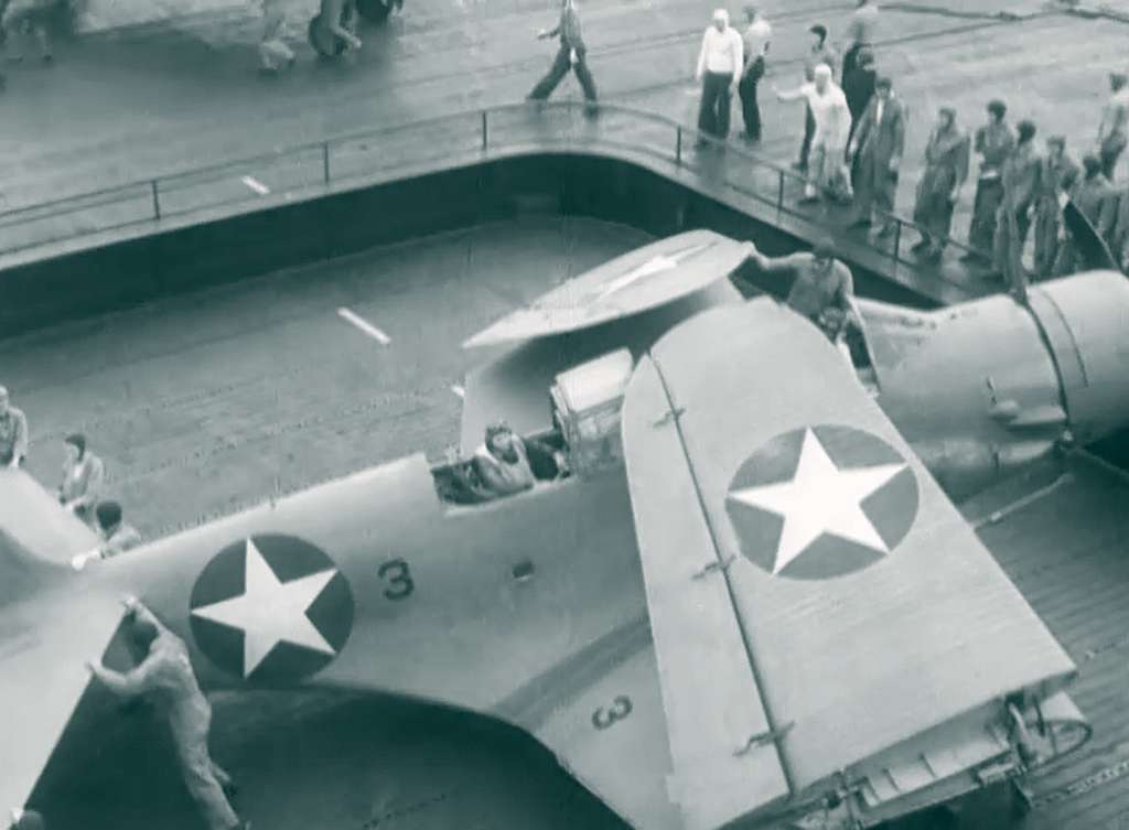 Douglas Tbd Devastator Of Vt Aboard Uss Enterprise Cv May Picryl