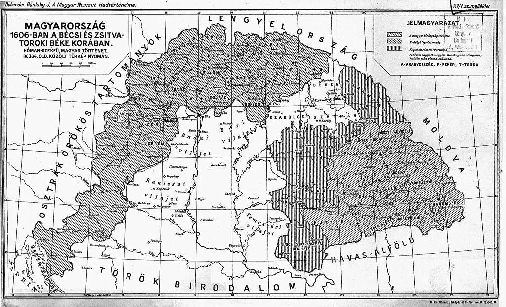 Magyarország 1606-ban a bécsi és zsitvatoroki béke korában Bánlaky ...