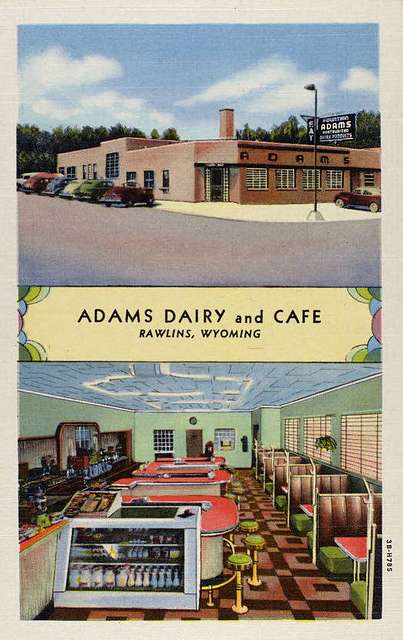 Rawlins WY - Adams Dairy and Cafe (NBY 430135) - PICRYL - Public Domain ...