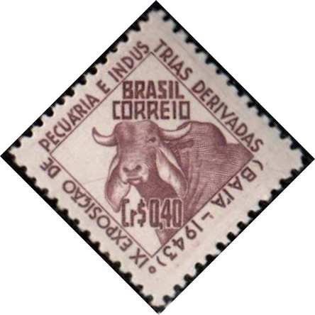 BRAZIL - C53 - Brapex S/S stamp-on-stamp - unused NGAI - 1943