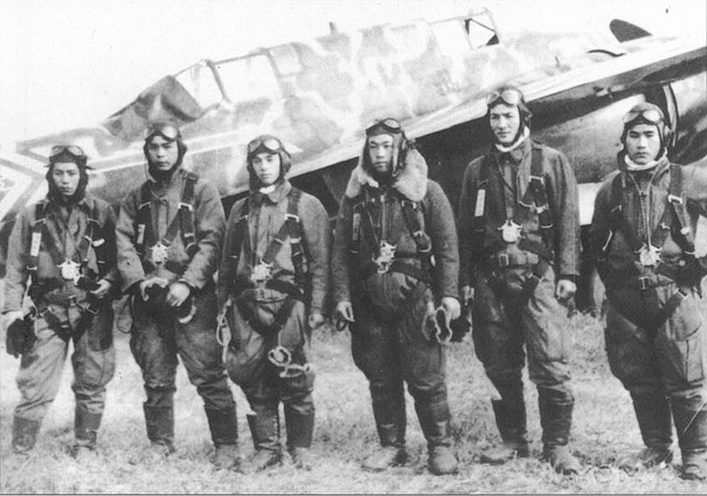 Pilots of the 53rd Sentai, Shinten Seikutai taken late 1944 - PICRYL ...