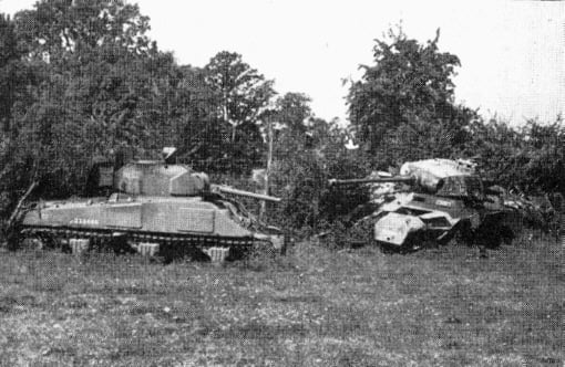 M4 Sherman Utah Beach - An old military tank sitting in a field