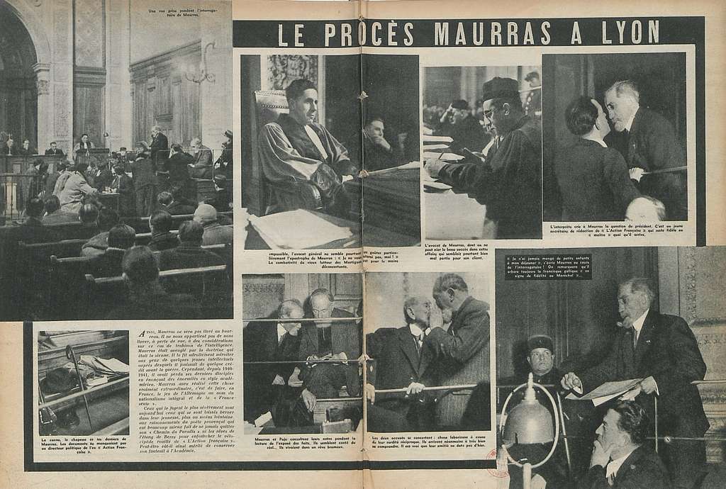 Le procès de Charles Maurras et Maurice Pujo dans Globe du 8 février ...