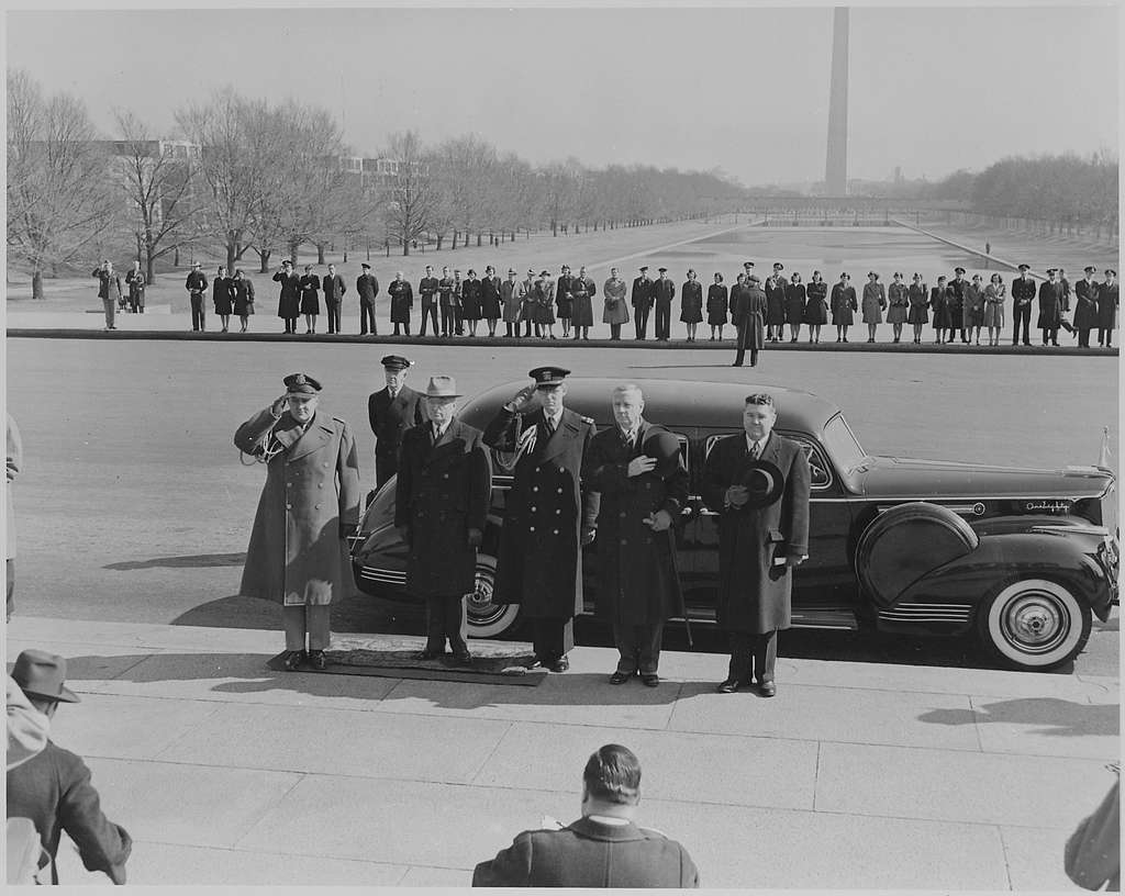 Photograph of Vice President Truman with others at Lincoln's Birthday ...