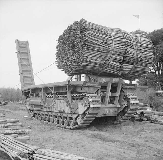 File:A Churchill tank of 79th Armoured Division uses a Churchill