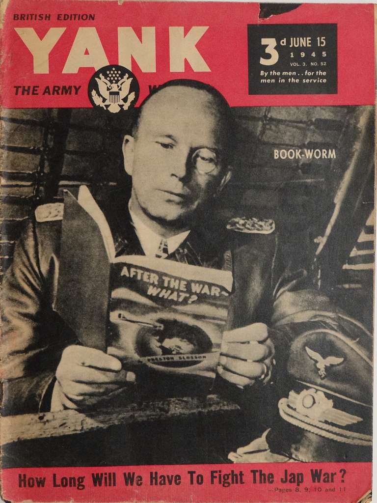 Yank, The Army Weekly, Cover Showing German Lt. Gen. Ulrich Kessler ...