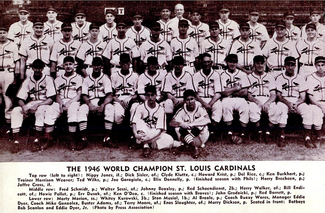 St. Louis Cardinals Vintage 1953 Program Tote Bag by Big 88 Artworks -  Pixels