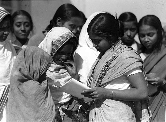 Literacy Day in India 1947 - PICRYL - Public Domain Media Search