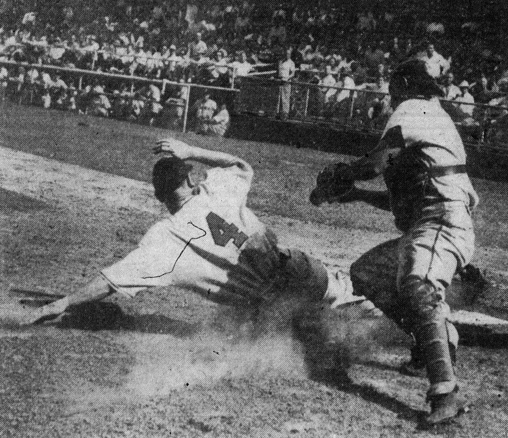 EDDIE MALONE, 1947 L.A. Angels PCL