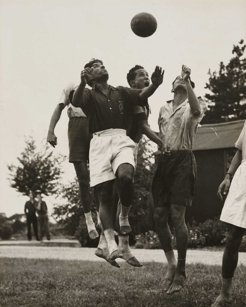 Футбол играл в барофут, Олимпийские игры, Лондон, 1948 год. - PICRYL Поиск  в мировом общественном достоянии