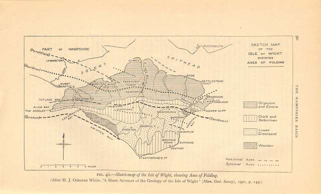 Geological Map Isle of Wight Osborne Chatwin - PICRYL - Public Domain ...