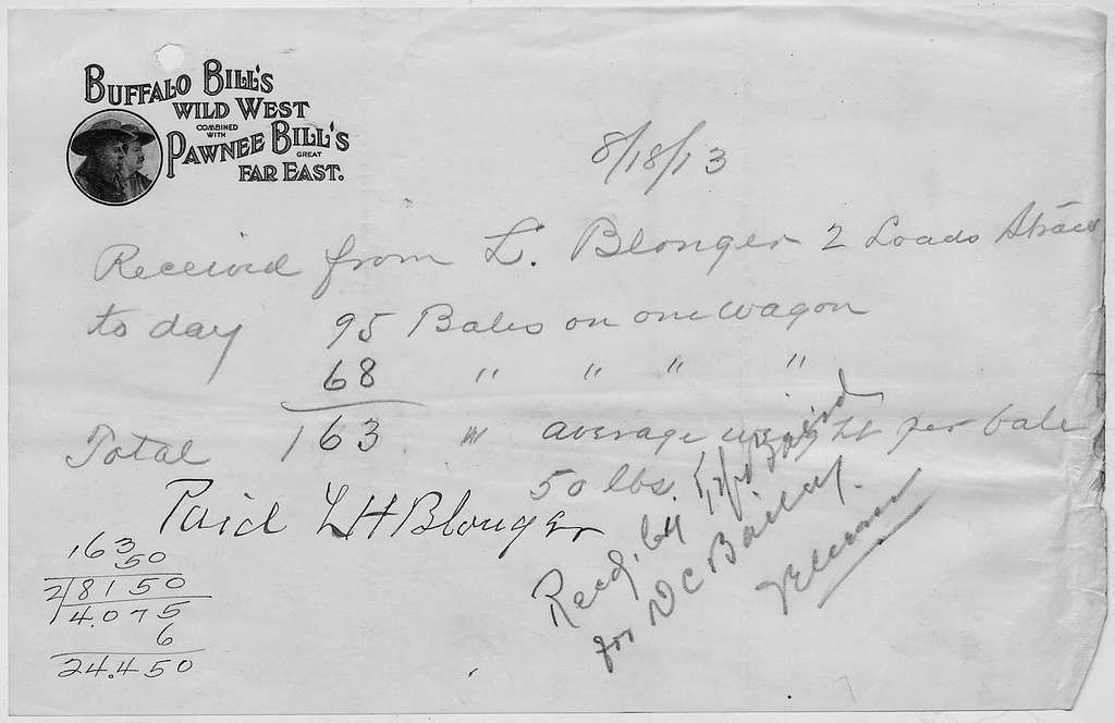 Buffalo Bill's Wild West combined with Pawnee Bill's Great Far East,  Program  Cowan's Auction House: The Midwest's Most Trusted Auction House /  Antiques / Fine Art / Art Appraisals