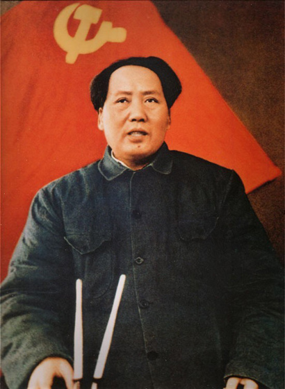 Mao Zedong in Xibaipo - 中國歷史圖片，維基媒體- PICRYL - Public 