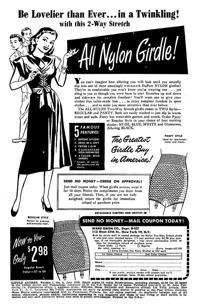 Little Audrey No 6 Pp 2 - An advertisement for a women's clothing line -  PICRYL - Public Domain Media Search Engine Public Domain Search