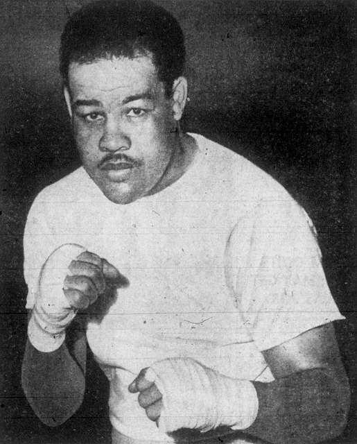 Joe Louis (1914-1981), American Boxer | Large Stretched Canvas, Black Floating Frame Wall Art Print | Great Big Canvas