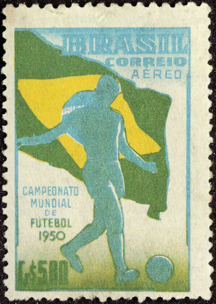 Selo da Copa de 1950 Cr 5,00 - Flags of municipalities and