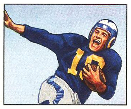 Lou Groza, American football placekicker, on a 1950 football card - PICRYL  - Public Domain Media Search Engine Public Domain Search