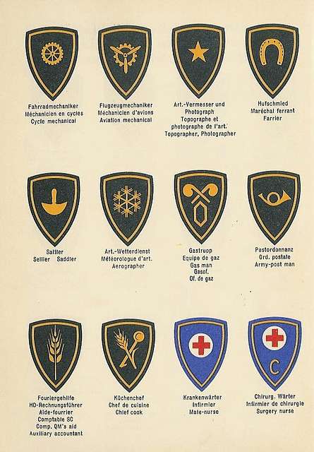 Uniformes Et Insignes Militaires Military Uniforms And Insignia Switzerland Specialist S