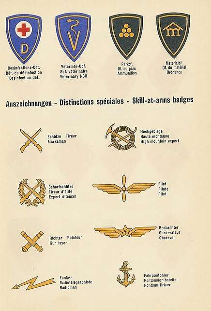 UNIFORMES ET INSIGNES MILITAIRES 1950 Military uniforms and insignia 15 ...