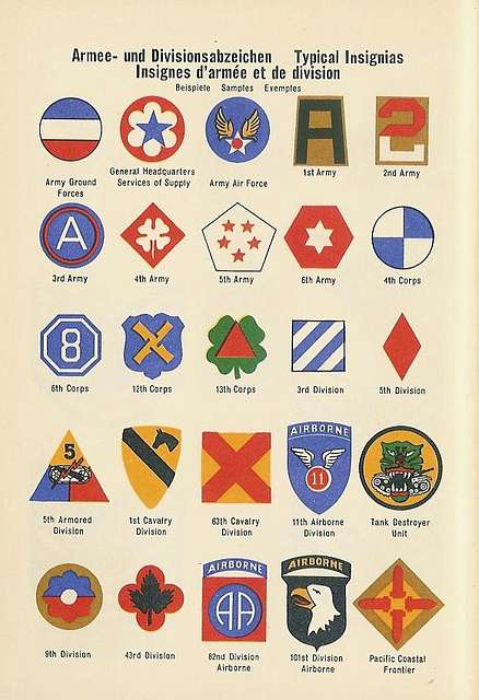 Uniformes Et Insignes Militaires 1950 Military Uniforms And Insignia 49 