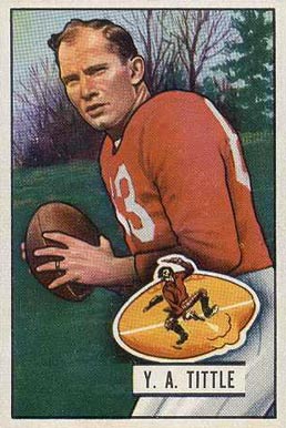 Athlon Sports CTBL-024938 YA Y.A Tittle San Francisco 49ers 1955 Bowman  Football Card No.72-, 1 - Fred Meyer