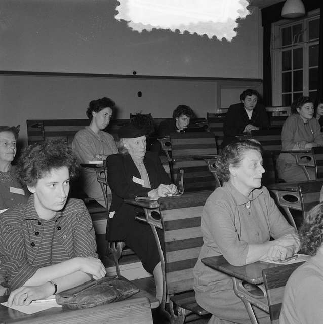 80 jaar bestaan Meisjes HBS Amsterdam - PICRYL - Public Domain Media ...