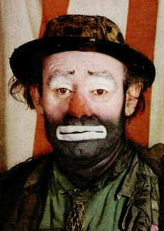 1956 Brooklyn Dodgers Mascot Emmett Kelly Photograph. Baseball, Lot  #81230