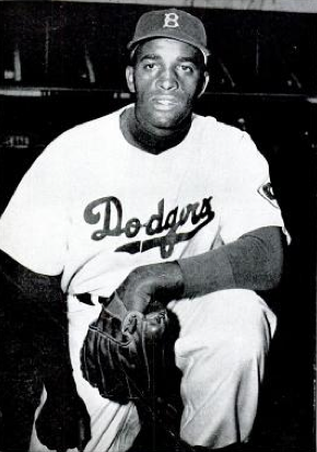 Jackie Robinson in his Brooklyn Dodgers Uniform - PICRYL - Public