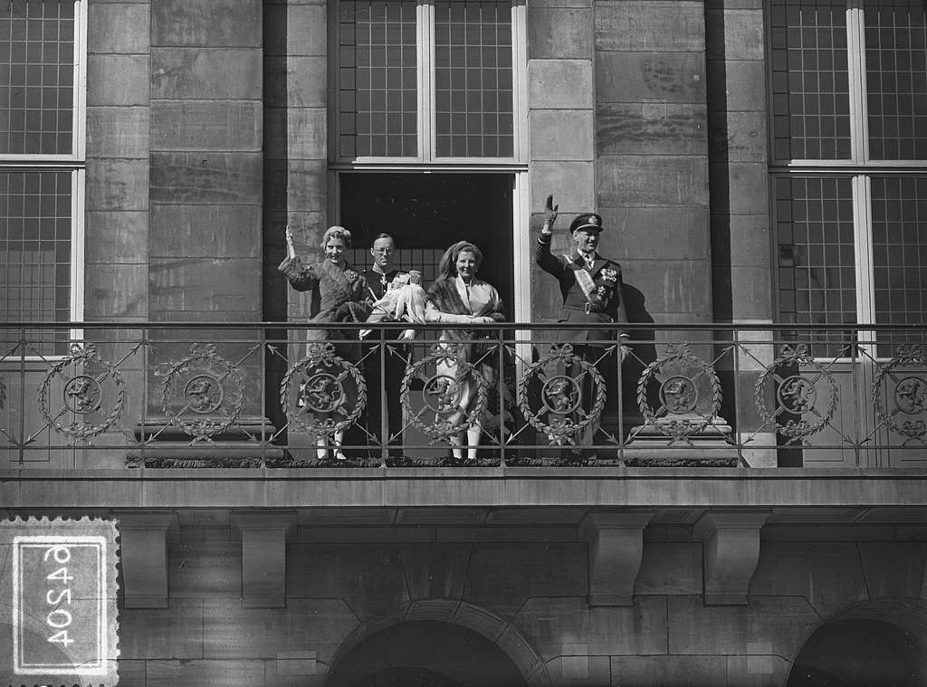 Bezoek Deense Koninklijke Familie Aan Amsterdam, - PICRYL Public Domain ...