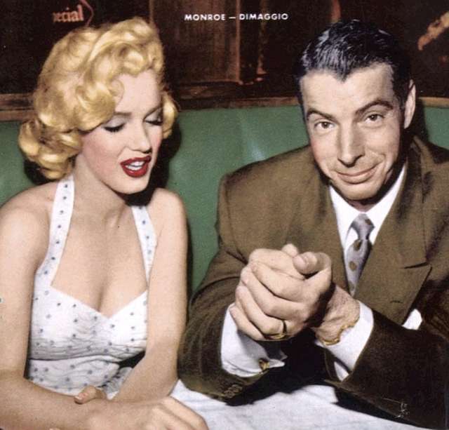 perfectlymarilynmonroe — Marilyn Monroe and Joe DiMaggio in