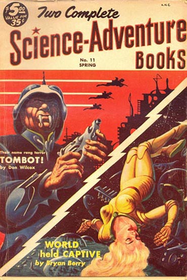 TWO COMPLETE SCIENCE-ADVENTURE BOOKS  TWO COMPLETE SCIENCE-ADVENTURE BOOKS.  Spring 1953. . Malcolm