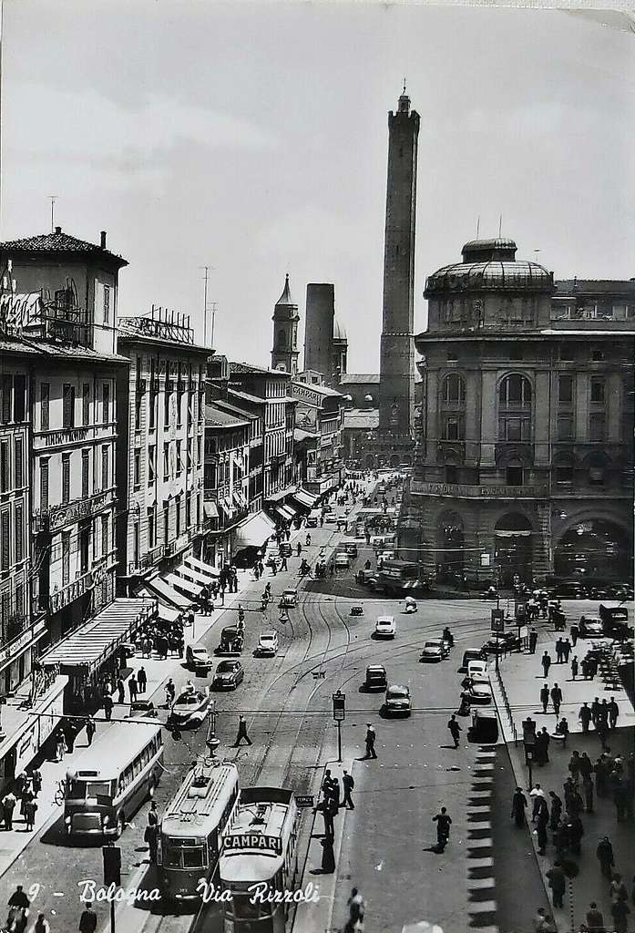 Via Rizzoli, Bologna, 1953-55 - PICRYL - Public Domain Media Search ...