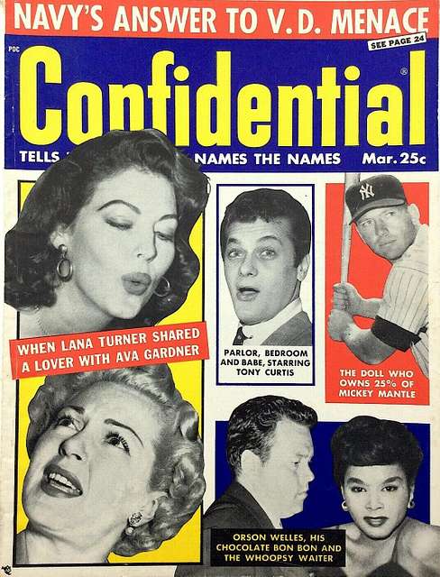 1950s USA Mickey Mantle Baseball Gloves Magazine Advert Stock