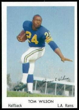 TOM WILSON 1958 TOPPS FOOTBALL #67 LOS ANGELES RAMS HALFBACK VINTAGE CARD