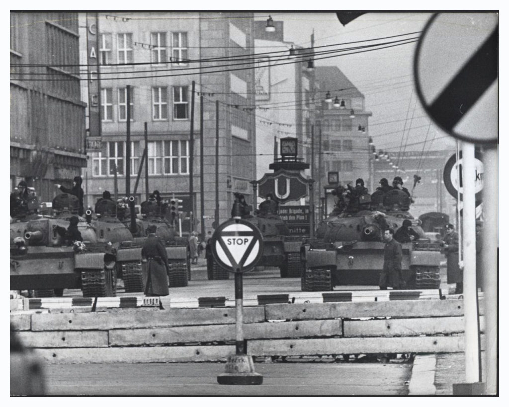 Soviet Tanks near Checkpoint Charlie