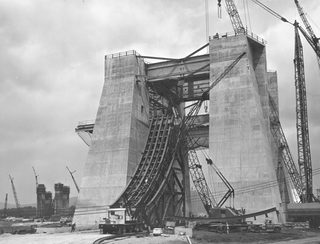 Saturn v first Stage s-1c Intertank Section Vertical Assembly.