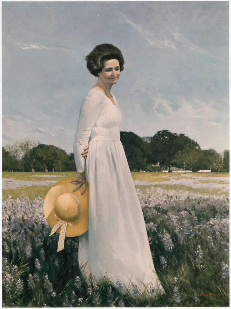 Portrait of Mrs. Lyndon B. Johnson - NARA - 192427 - PICRYL