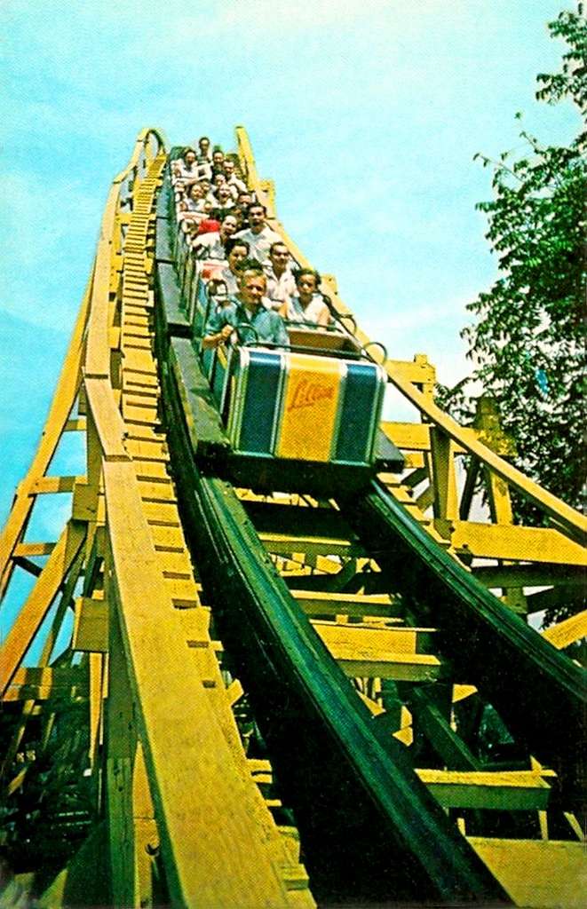 1964 Dorney Park Roller Coaster PICRYL Public Domain Media